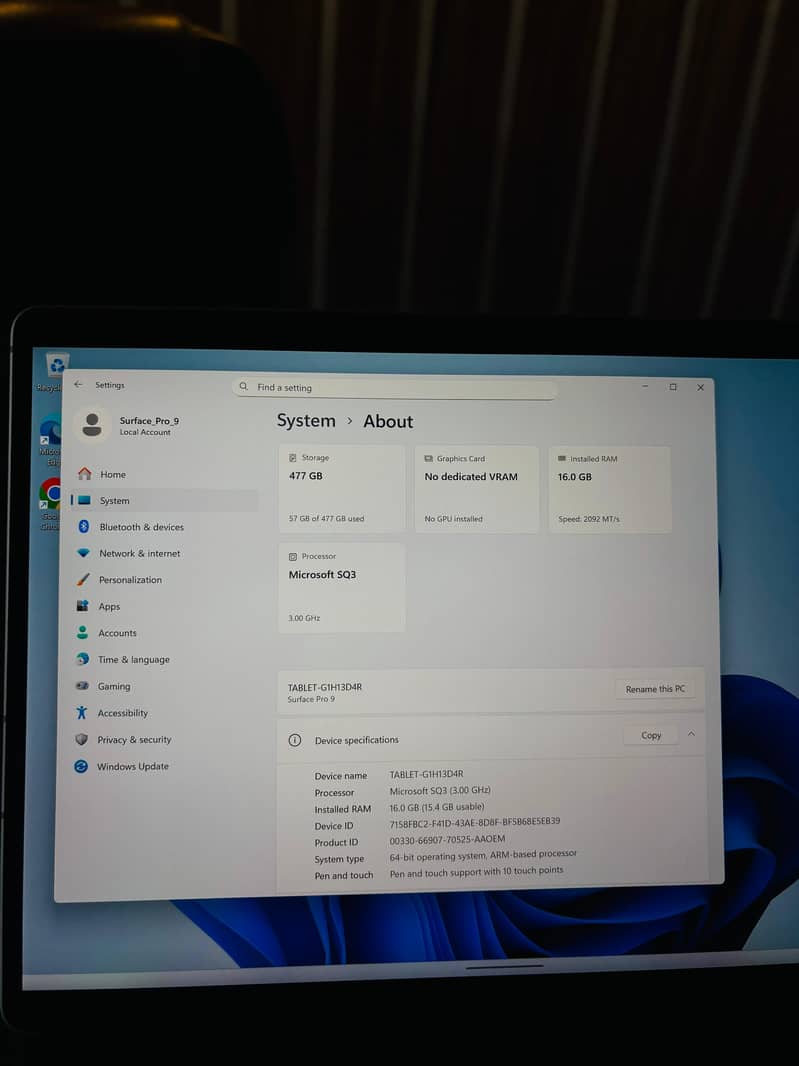 Microsoft Surface Pro 9 9