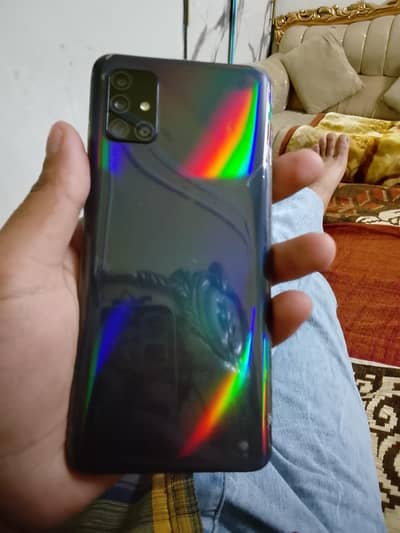 Samsung A51 6/128 mobile with box condition 10/10 urgent sale