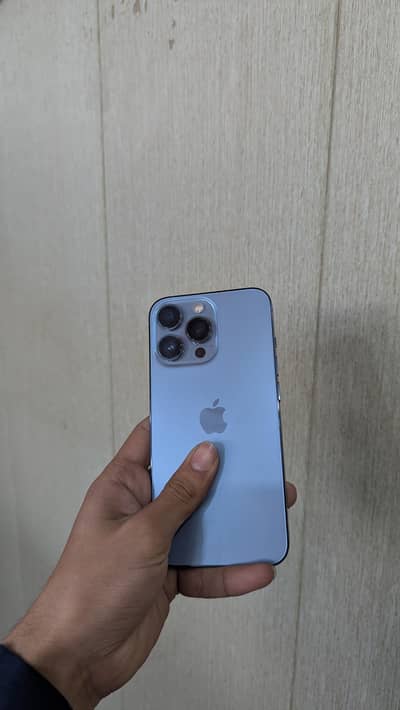 iphone 13pro blue color water pak heth 89 256gb PTA pruved