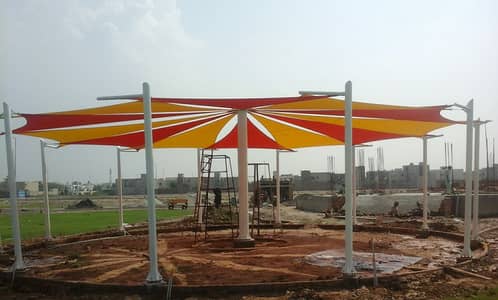 Hyper shade, Canopy Shade, Cafe Roofs, Dome shed, Padel court sheds