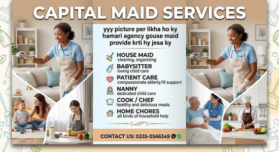 House Maid & Babysitter Services in Rawalpindi | Capital Maid Service