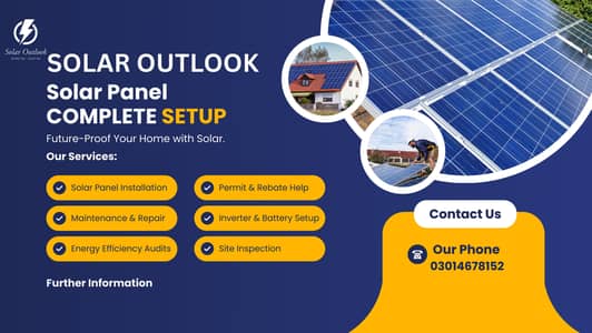 Solar system complete setup | Hybrid On-Grid,/Off-Grid best price LHR