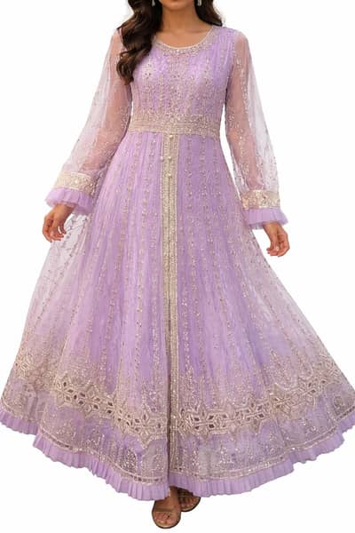 Light purple walima maxi