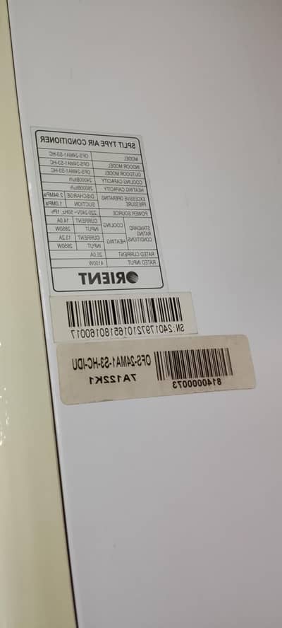 Orient AC for sale Floor standing Ac