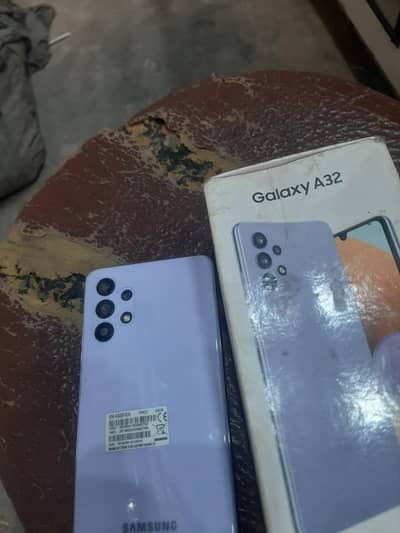 Samsung a32 with box no open no repair 6 128gb