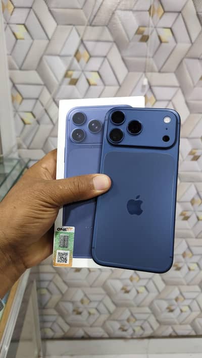 iphone 17 pro max Pta approved Gnext  2 Saal warranty Wala box open