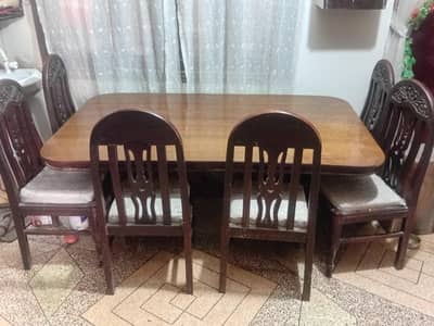 6 chair dining table