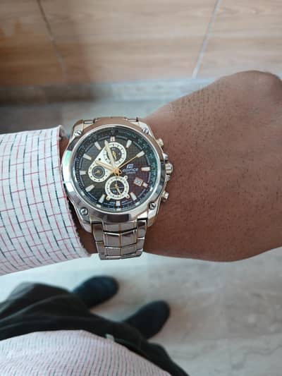 casio edifice chronograph watch