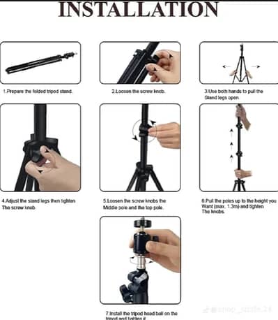 Professional 10/12 Inch LED Ring Light with Adjustable Tripod Stand –