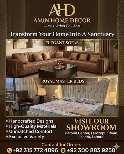 Bed Set | BedRoom Set | Brand New bed Set | King Size Bed | SOFA SETS