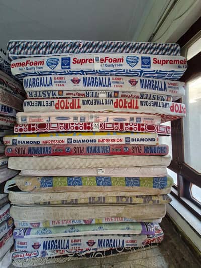 USED SPRING AND FOAM MATTRESS