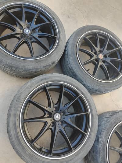 18 inch alloy rims rays vr25 114 pcd
