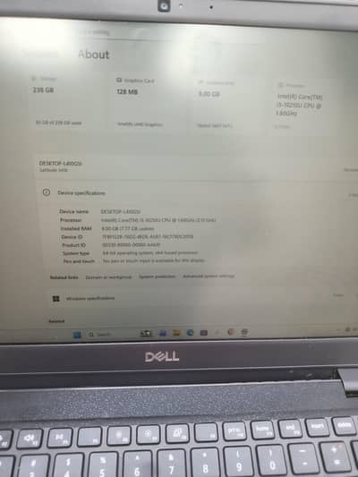 Dell latitude 3410 core i5 10 Generation