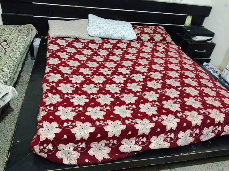 double bed with draw 1