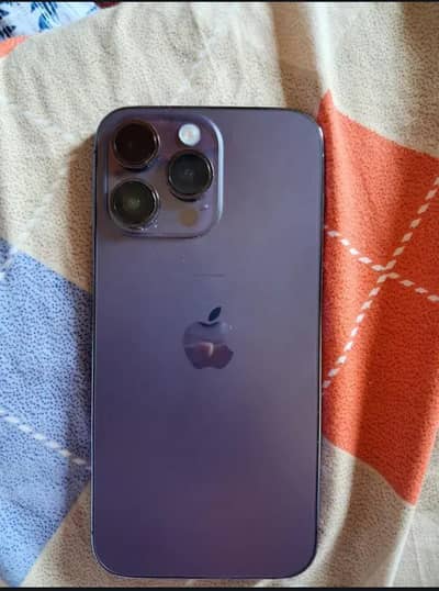 IPHONE 14 PRO MAX box wala hai sim 3 months chala ga 10/10