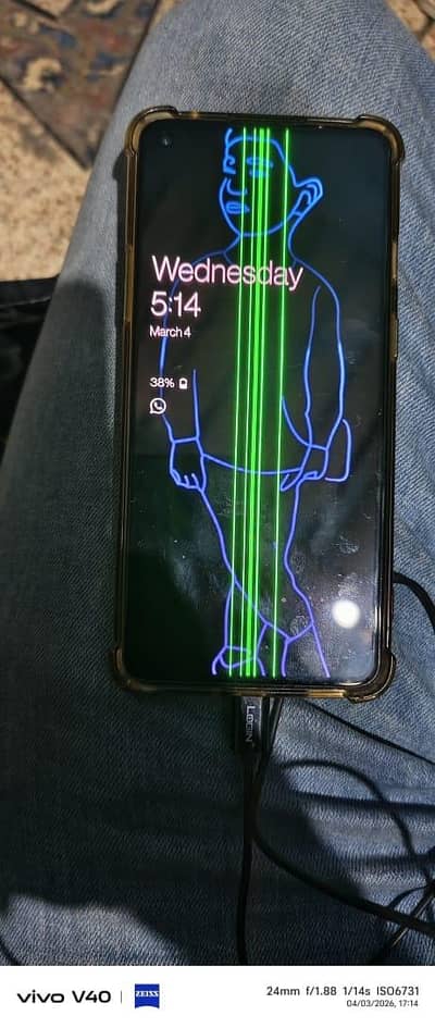 One plus 9 in lush condition but have lines