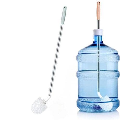 19 Liter Gallon Water Bottle Cleaning Brush – 64cm Long Metal Wire Handle Brush for Deep Cleaning – High Quality Anti-Fungus & Dust Removal Brush for Home, Kitchen, Office & Commercial Use