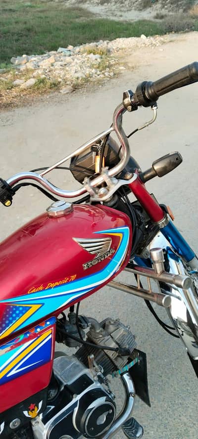 Honda CD70 2019 model for sale  whatsapp no 03052728128