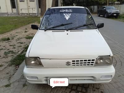 AOA. I am selling my lushed condition Suzuki mehran VX.