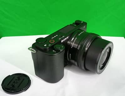 New Sony ZVE10 Camera with lens, Card, and professional Bag as well