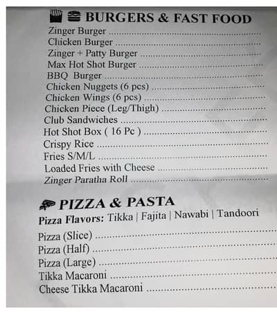 Fast Food Chef Required – Pizza Specialist Conatct Kreen :0333 3123787