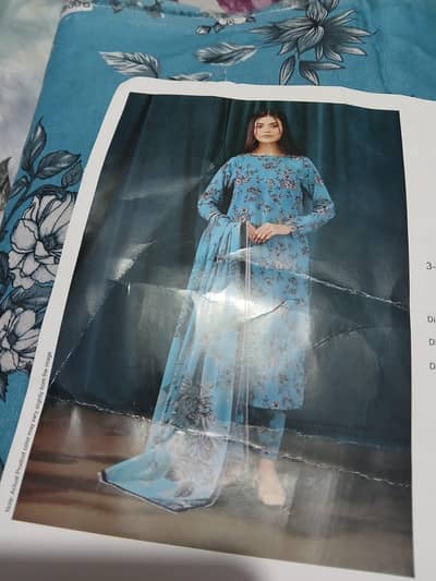 3piece suit unstitched for summer