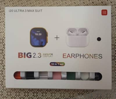 i20 SMART WATCH WITH EARBUDS