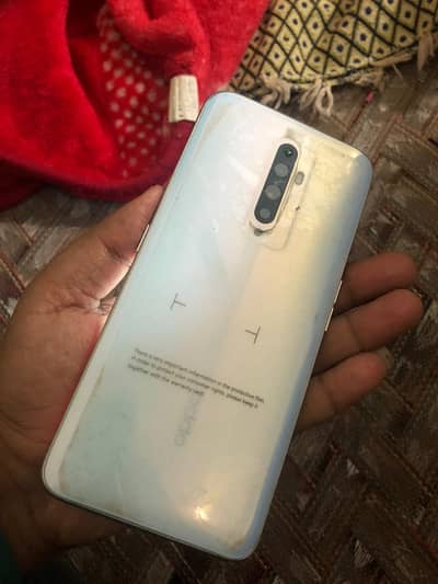 oppo Reno z 8gb 256gb non pta ha panel mein ek line hai all ok