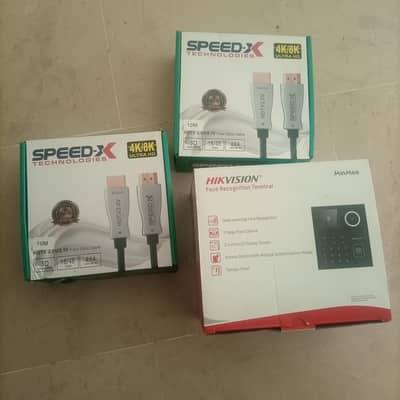 brand new biomatric + fiber HDMI