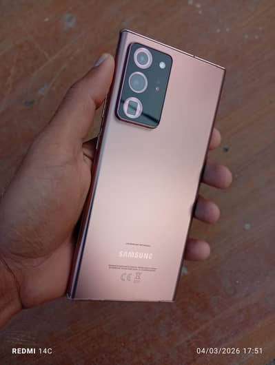 Samsung Note 20ultra 12/256gb Dual sim physical PTA Approved