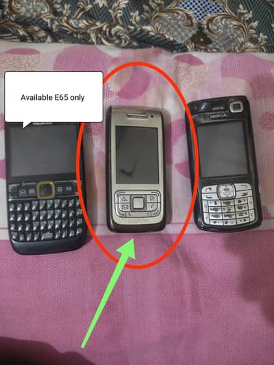 only Nokia E65 flip original antique or genuine condition main
