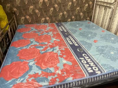 Iron Bed with new Mattress