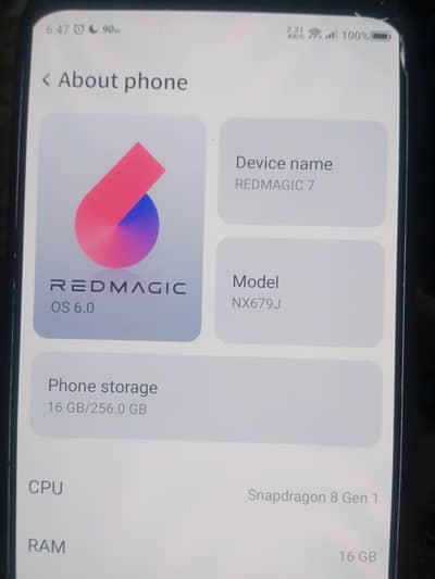 Redmagic 7 pro For sale