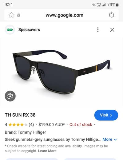 TOMMY HILFIGER SUNGLASSES 100% ORIGNAL