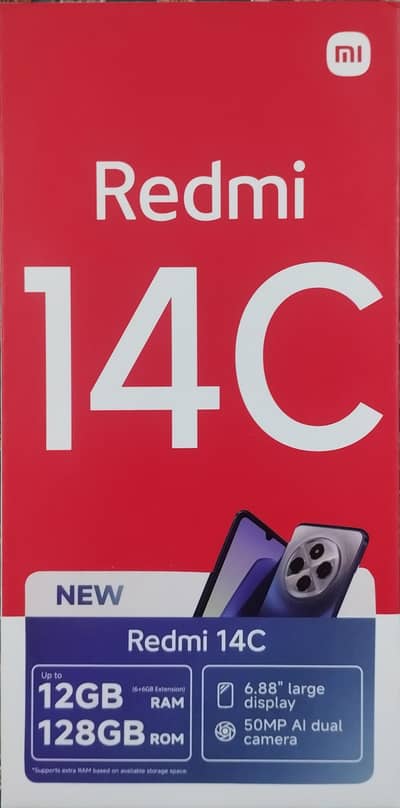Redmi 14C (6+6GB/128GB) Dreamy Purple – 10/10 Condition
