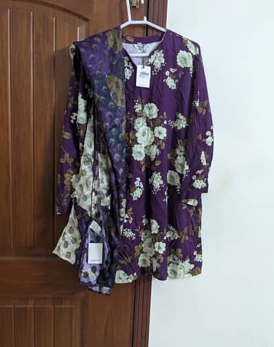 Sapphire shirt dupatta