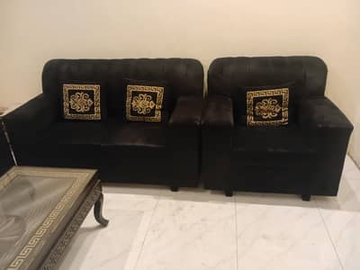 black velvet sofa set 0304-4453724