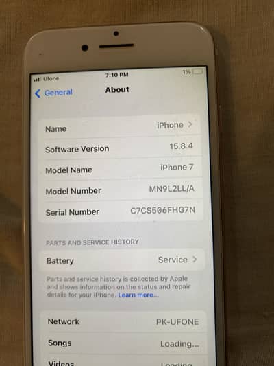 Iphone 7 rose gold pta approved 128 gb
