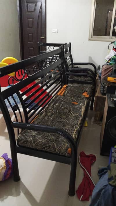 iron sofa set