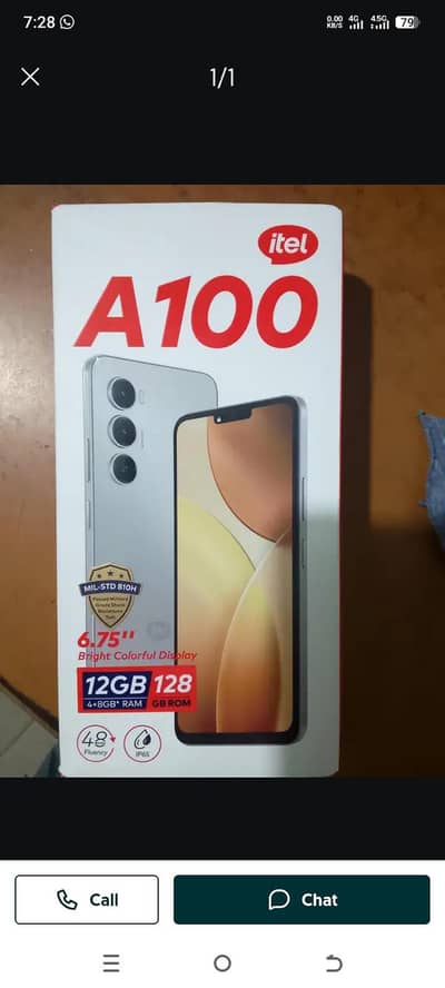 ital A100 4/128 full warnty urgent sale call only