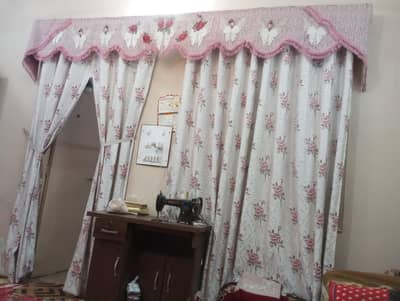 curtains during Room