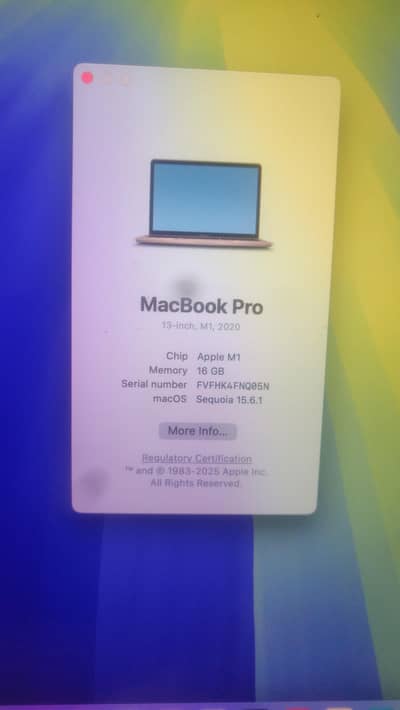MacBook Pro M1 16 512gb