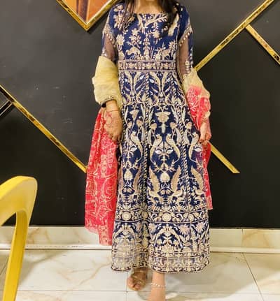 Organza dress/party wear dress 1 time used