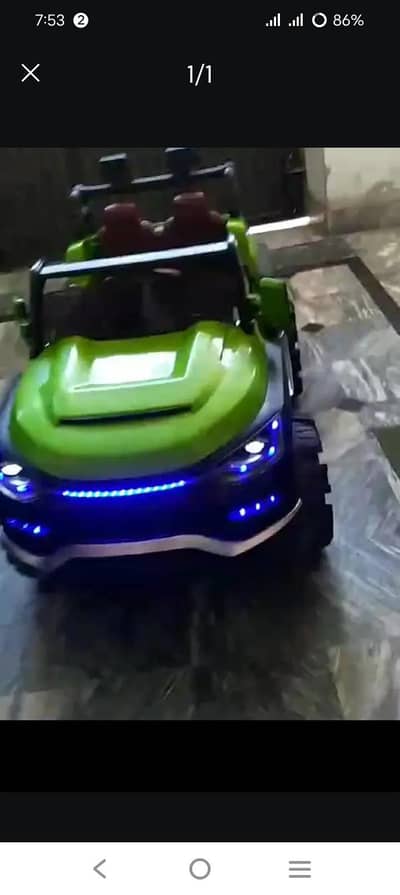 double seeter jeep new condition