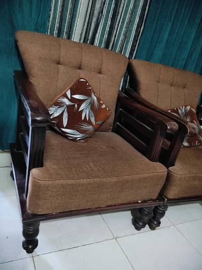 5 Seater Sofa Set – Solid Wood