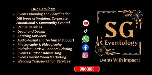 SG Eventology | Premium Event management service in Karachi