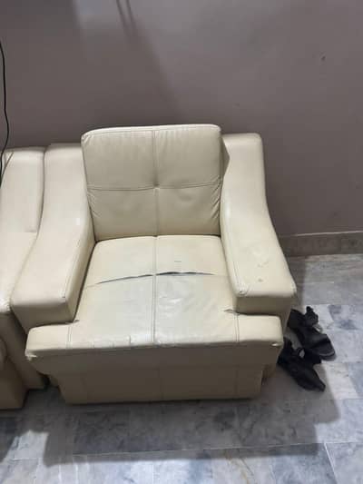 1 Three Seater with a set of 2 One Seater Condition Fair