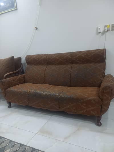 wooden sofa 5 seater