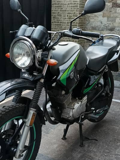 yamaha ybr g 125 mat green