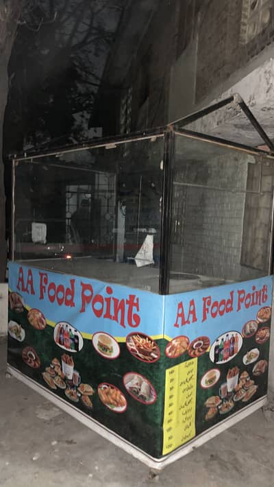 Samosa / ice cream biryani counter stall